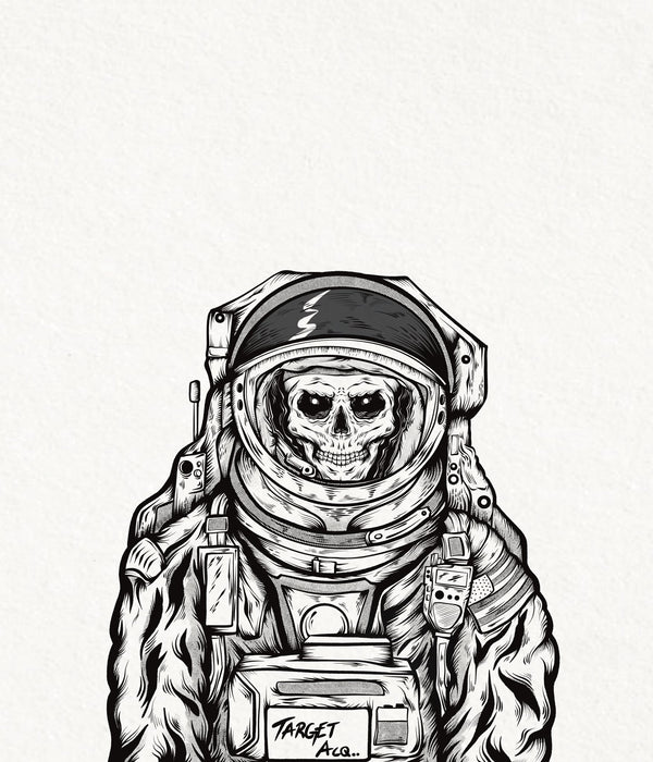 Astronaut Print on Textured Cold Press Fine Art Paper