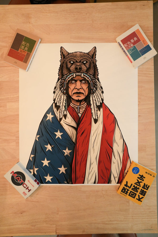 American Forefather Fine art Print