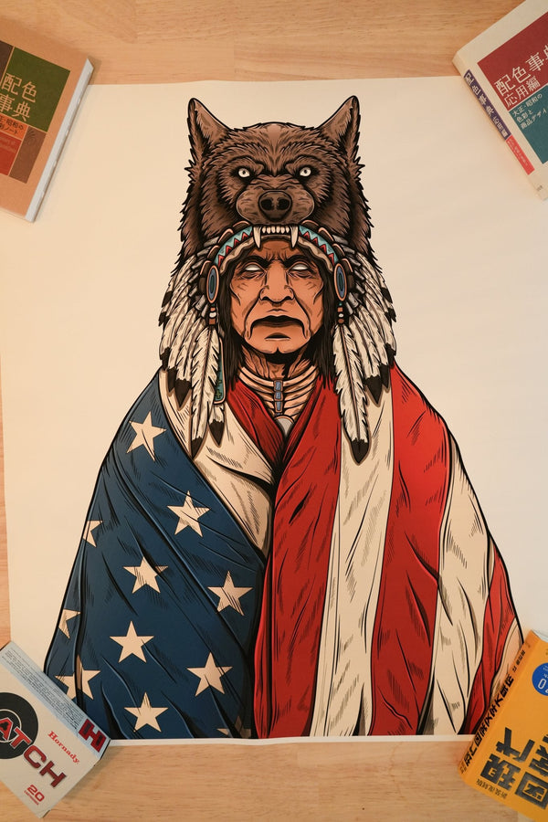 American Forefather Fine art Print