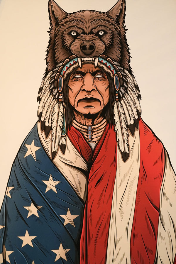 American Forefather Fine art Print
