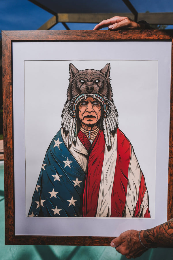American Forefather Fine art Print