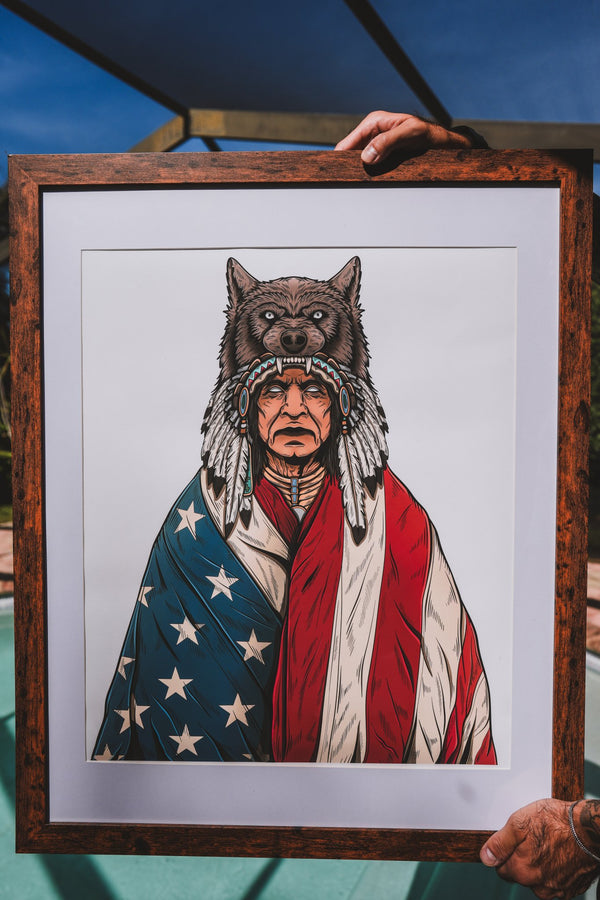 American Forefather Fine art Print