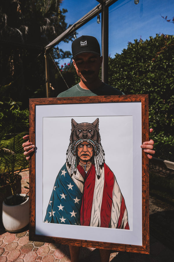 American Forefather Fine art Print