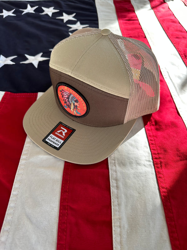 7 Panel Snap Back with front patch