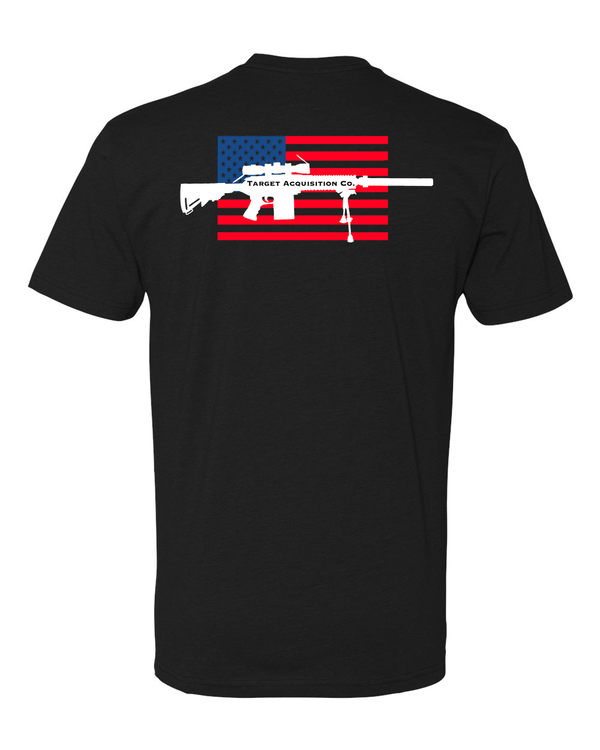 Patriotic gas gun T-shirt - Target Acquisition Company